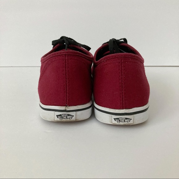 Vans Lo Pro Skate Shoes Size 8.5 Burgundy - Picture 5 of 8